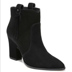 Black Suede Sam Edelman Pull on Bootie
